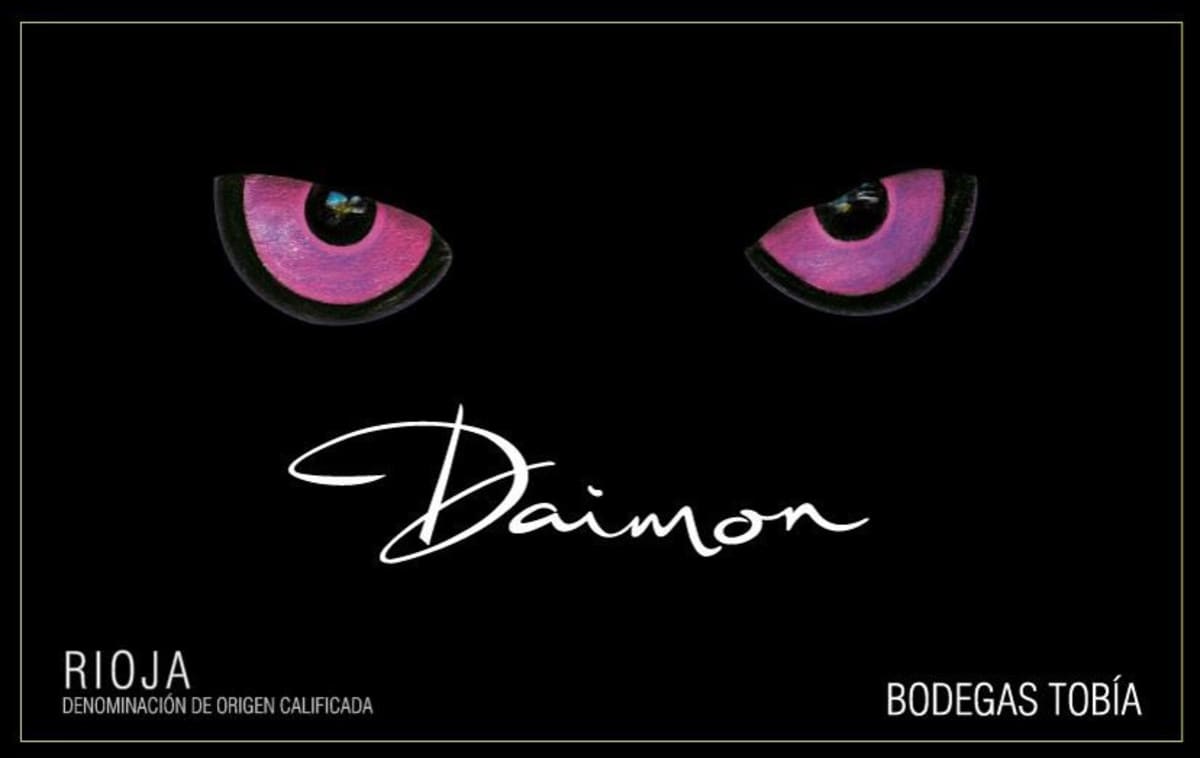 Bodegas Tobia Daimon Tinto 2013 Front Label