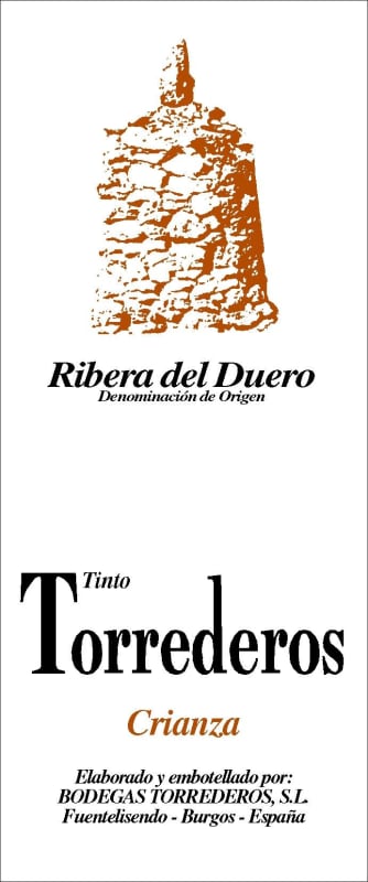 Bodegas Torrederos Crianza 2011 Front Label
