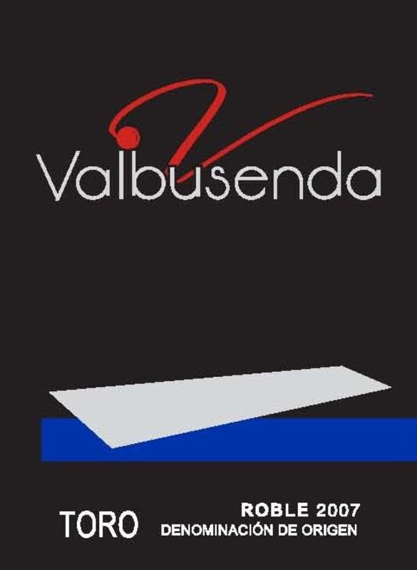 Bodegas Valbusenda Roble 2007 Front Label