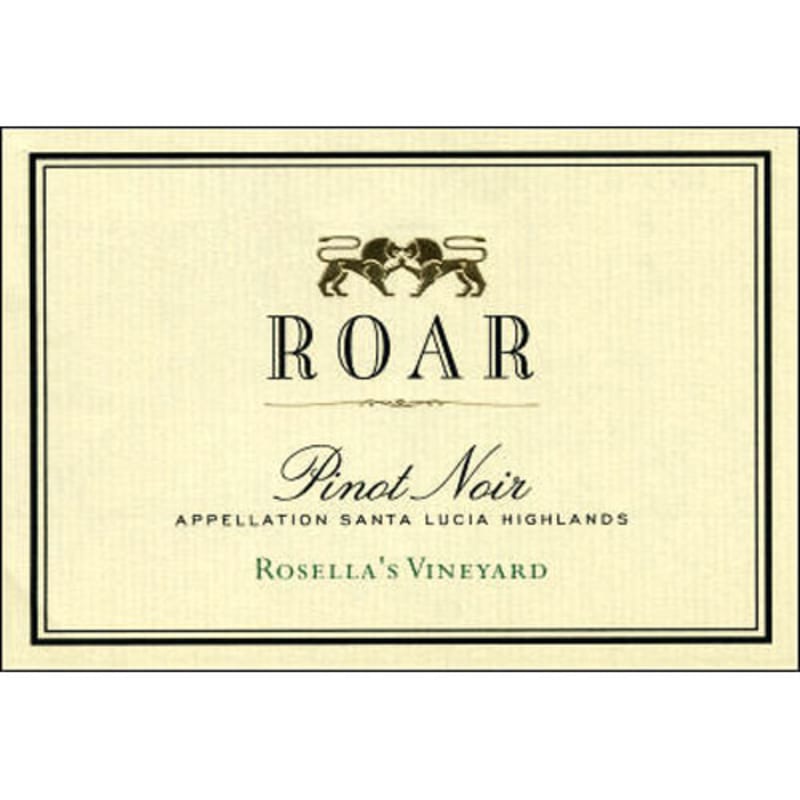 Roar Rosella's Vineyard Pinot Noir 2001 Front Label
