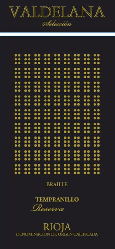 Bodegas Valdelana Braille Reserva Tempranillo 2007 Front Label