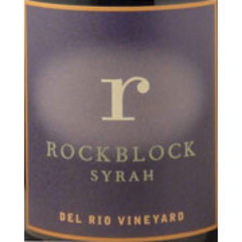 Domaine Serene Rockblock Del Rio Syrah (torn label) 2001 Front Label
