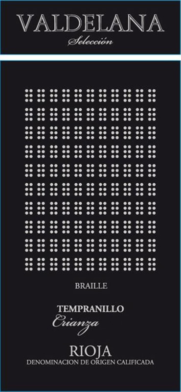 Bodegas Valdelana Braille Crianza Tempranillo 2011 Front Label