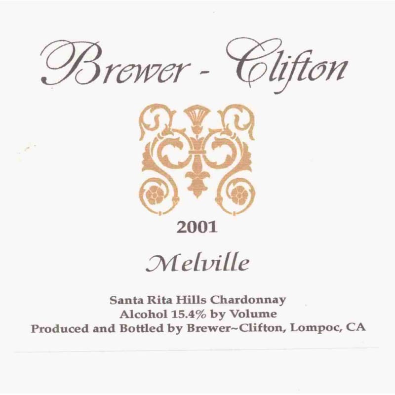 Brewer-Clifton Melville Chardonnay 2001 Front Label