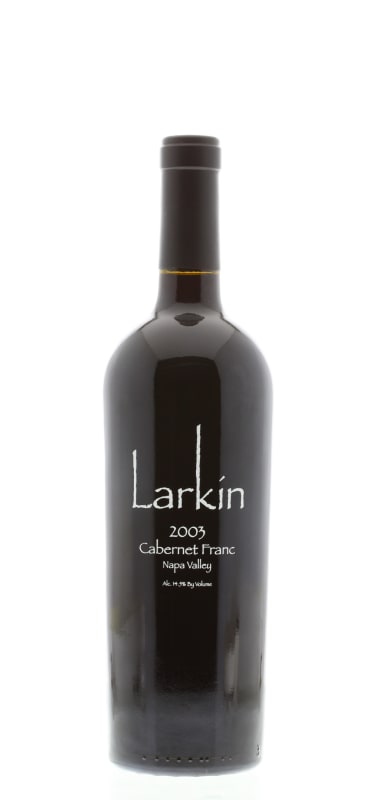 Larkin Wines Cabernet Franc 2003 Front Bottle Shot