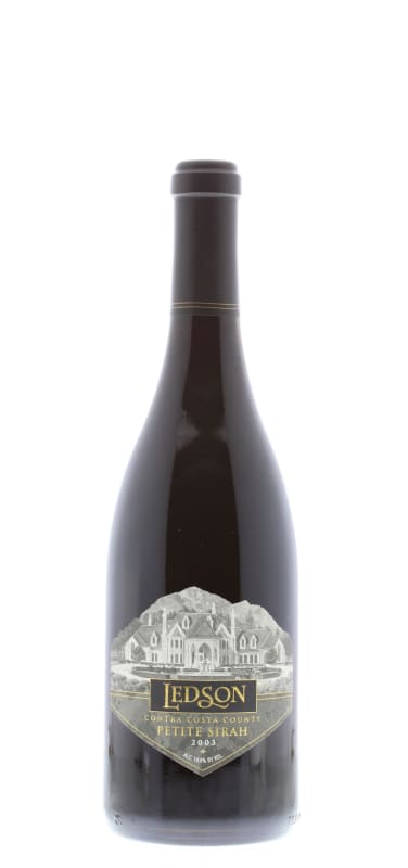 Ledson Winery & Vineyards Contra Costa County Petite Sirah 2003 Front Bottle Shot