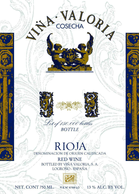 Vina Valoria Vina Valoria Cosecha Tinto 2010 Front Label