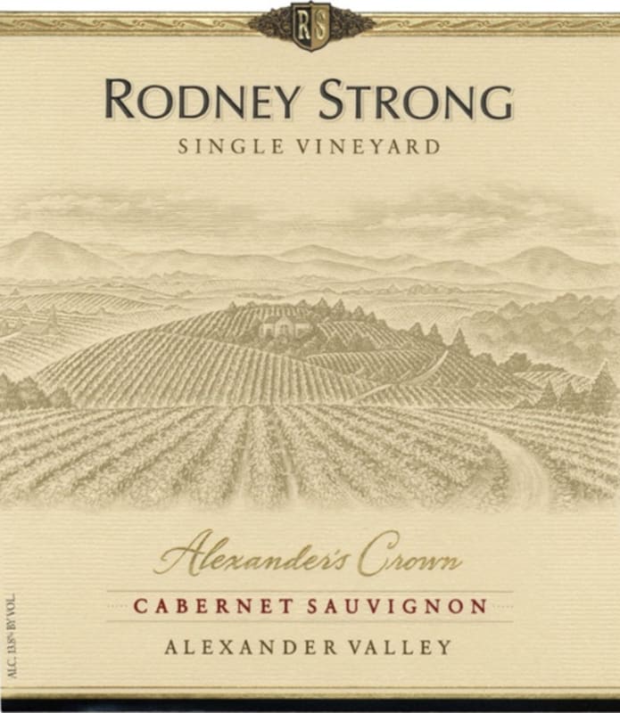Rodney Strong Alexander's Crown Cabernet Sauvignon 2009 Front Label