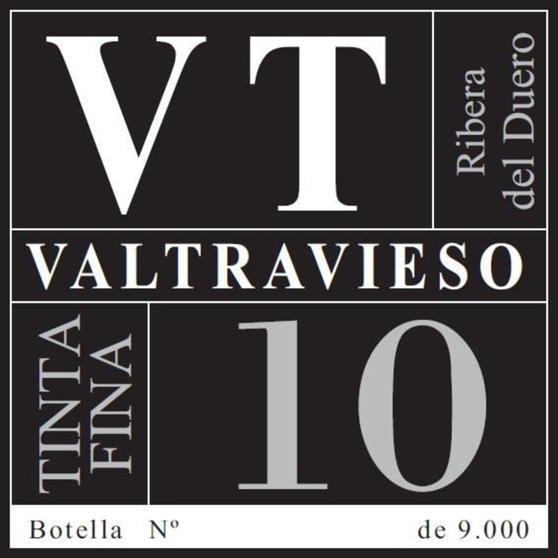 Bodegas Valtravieso VT Tinta Fina 2010 Front Label