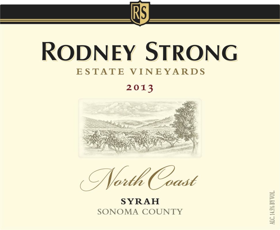 Rodney Strong Syrah 2013 Front Label
