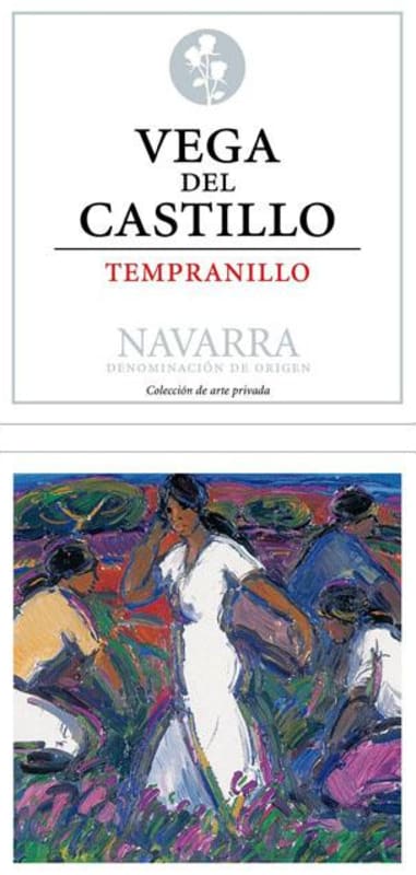 Bodegas Vega del Castillo Tempranillo 2011 Front Label