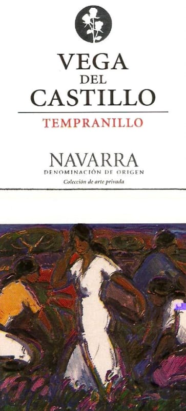 Bodegas Vega del Castillo Tempranillo 2008 Front Label