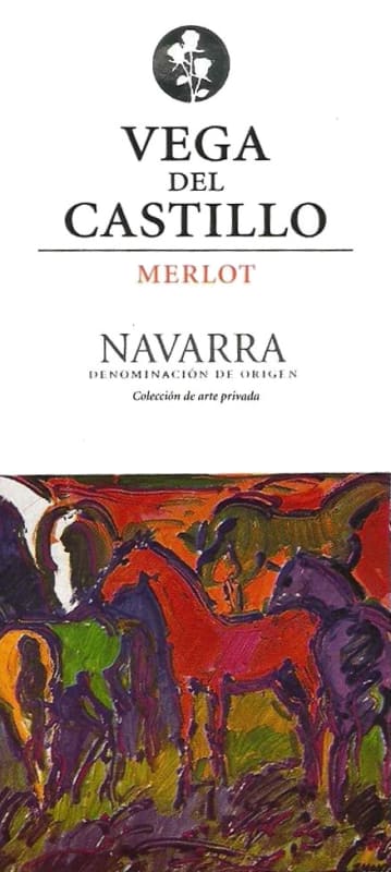 Bodegas Vega del Castillo Merlot 2014 Front Label
