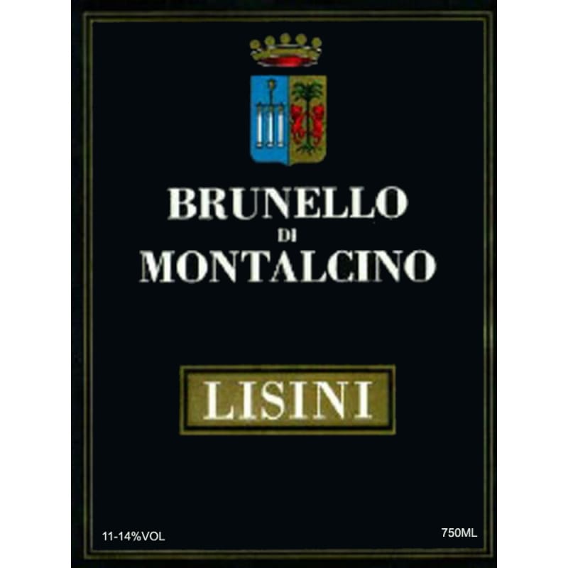 Lisini Brunello di Montalcino 1985 Front Label