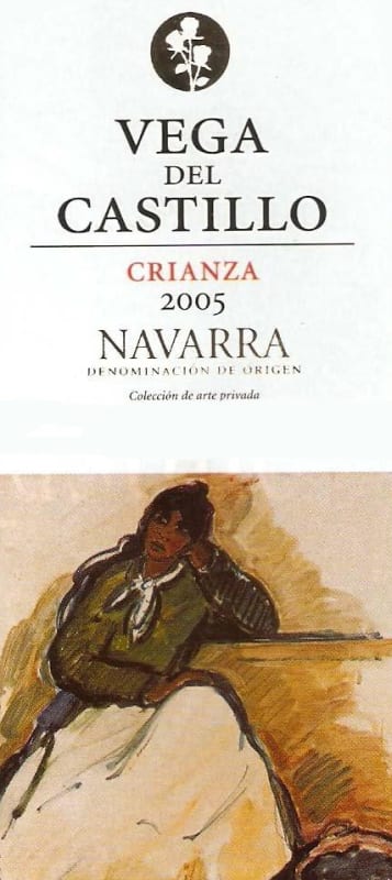 Bodegas Vega del Castillo Crianza 2005 Front Label