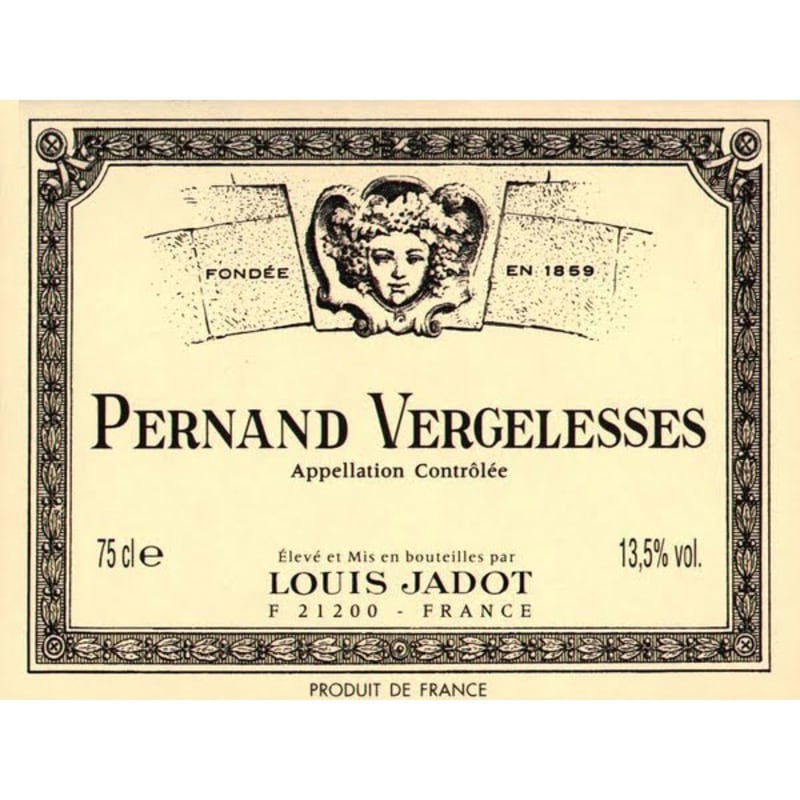 Louis Jadot Pernand-Vergelesses Blanc 1991 Front Label