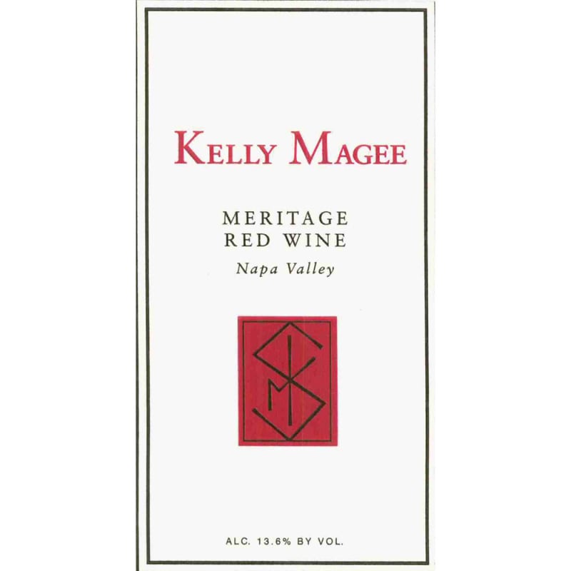 Kelly Magee Meritage 1999 Front Label