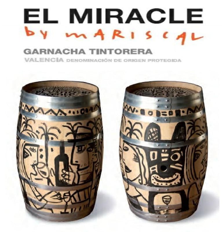 Bodegas Vicente Gandia El Miracle by Mariscal Garnacha Tintorera 2010 Front Label