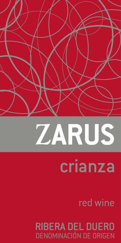 Bodegas Vina Solorca Vina Solorca Zarus Crianza 2012 Front Label