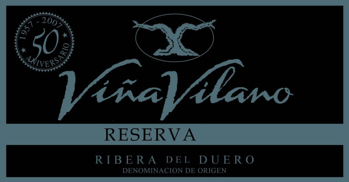 Bodegas Vina Vilano Reserva 2009 Front Label