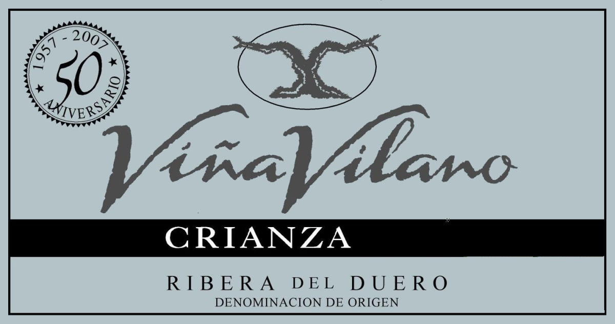 Bodegas Vina Vilano Crianza 2008 Front Label