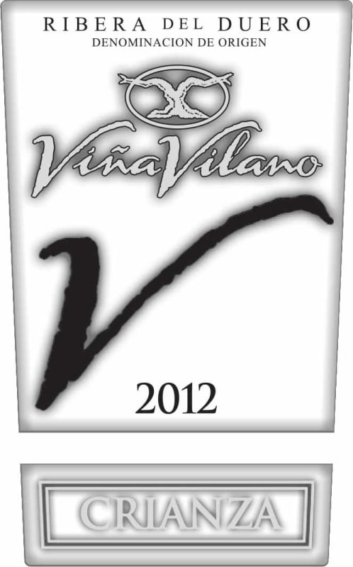 Bodegas Vina Vilano Crianza 2012 Front Label