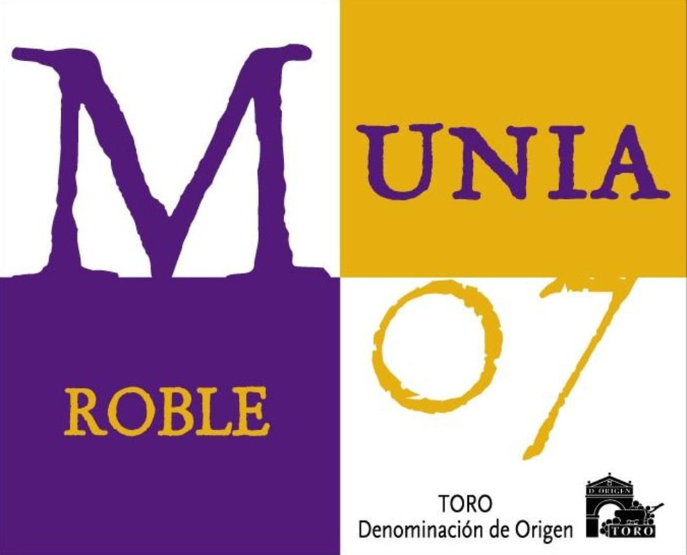 Bodegas Vinaguarena Munia Roble 2007 Front Label