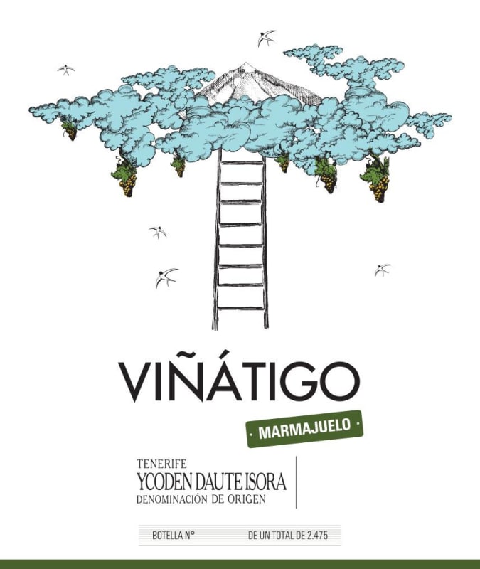Bodegas Vinatigo Marmajuelo 2014 Front Label