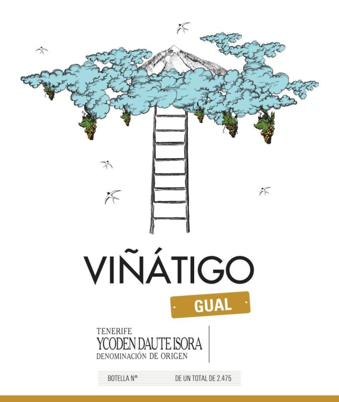 Bodegas Vinatigo Gual 2013 Front Label
