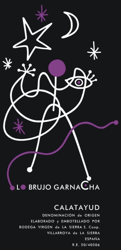 Bodegas Virgen de la Sierra Lo Brujo Garnacha 2013 Front Label