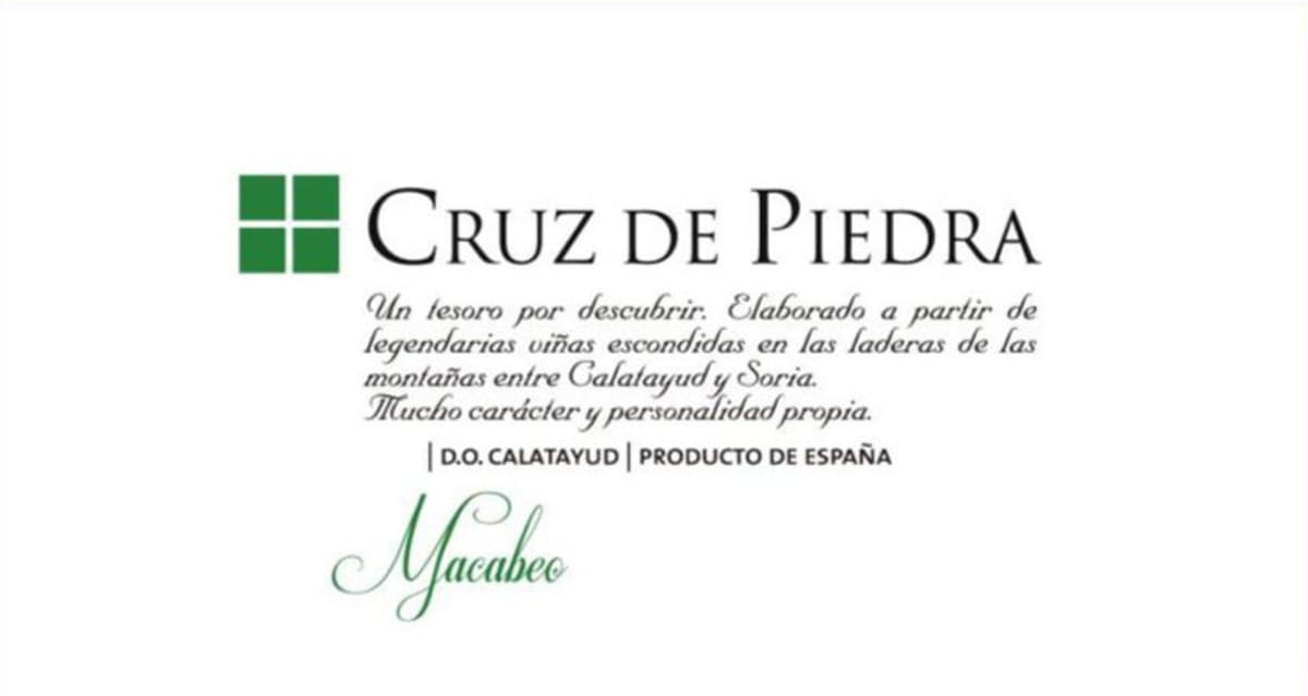 Bodegas Virgen de la Sierra Cruz de Piedra Blanco 2015 Front Label