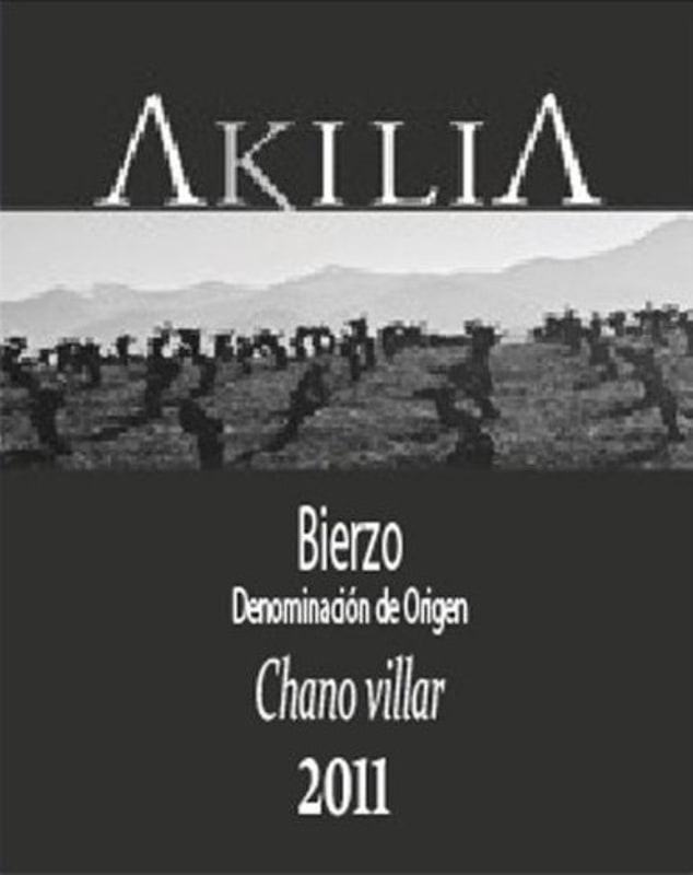 Bodegas y Vinedos Akilia Chano Villar 2011 Front Label