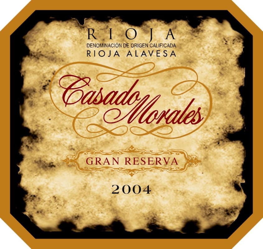 Bodegas y Vinedos Casado Morales Gran Reserva 2004 Front Label