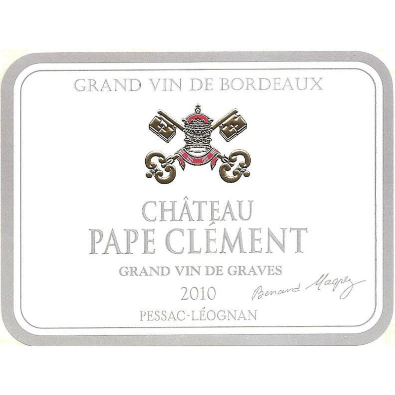 Chateau Pape Clement Blanc 2011 Front Label