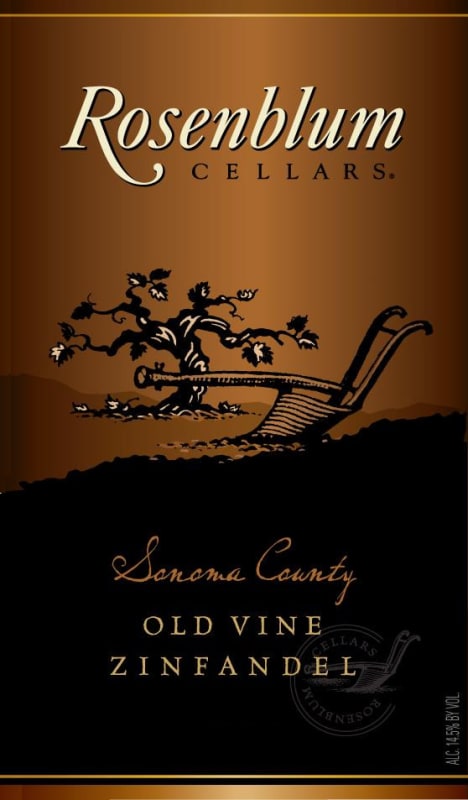 Rosenblum Cellars Sonoma County Zinfandel 2010 Front Label