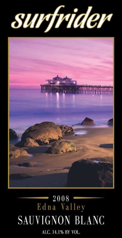 Rosenthal Surfrider Sauvignon Blanc 2008 Front Label