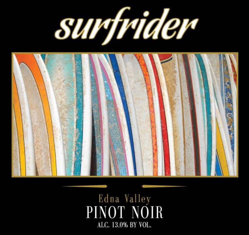 Rosenthal Surfrider Pinot Noir 2014 Front Label