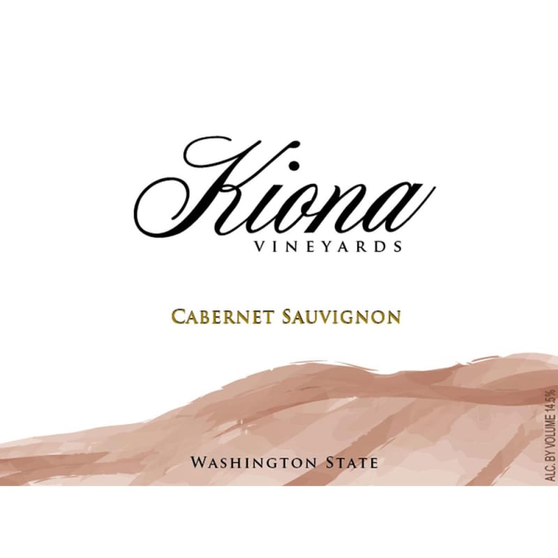 Kiona Cabernet Sauvignon 2013 Front Label