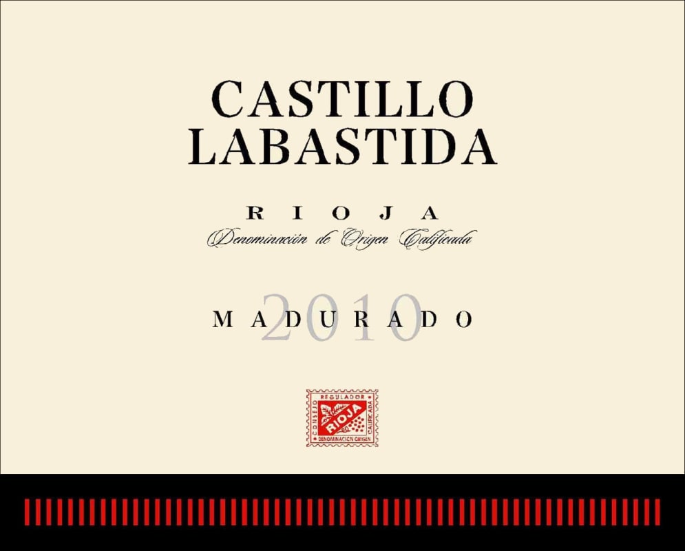 Bodegas y Vinedos Labastida Castillo Labastida Madurado 2010 Front Label