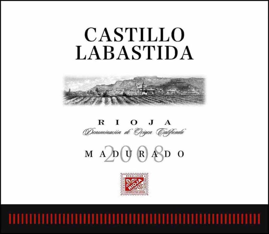 Bodegas y Vinedos Labastida Castillo Labastida Madurado 2008 Front Label