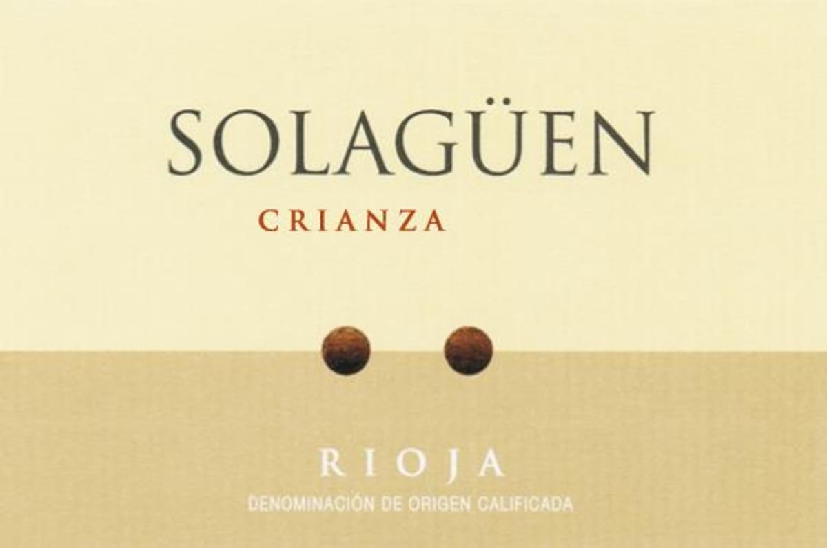Bodegas y Vinedos Labastida Solaguen Crianza 2012 Front Label