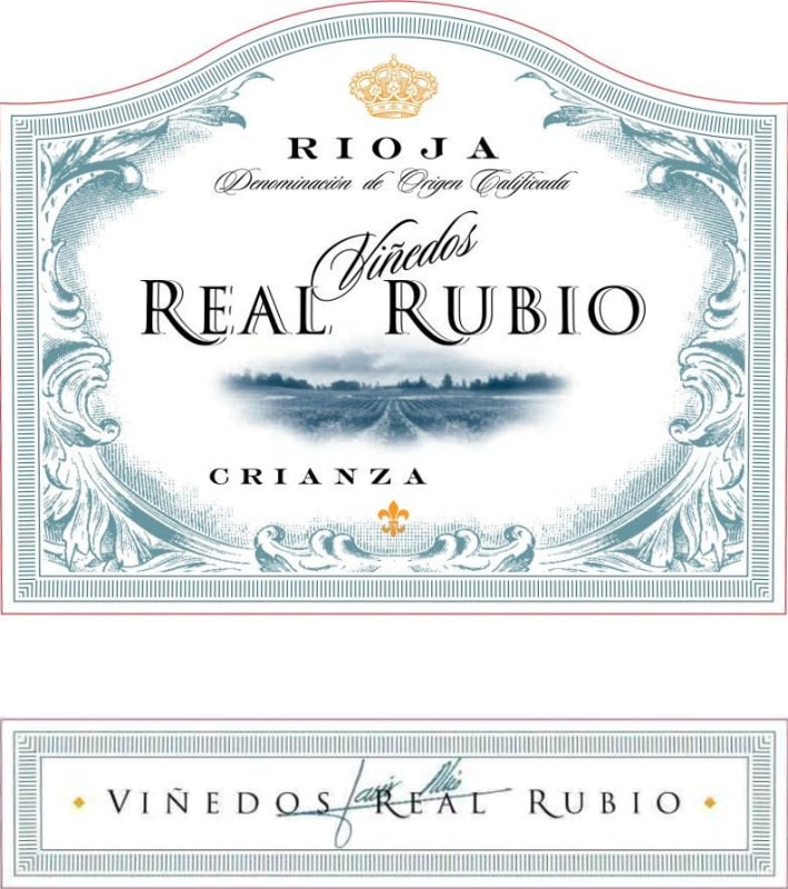 Bodegas y Vinedos Real Rubio Crianza 2011 Front Label