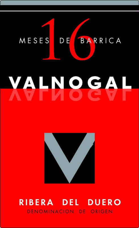 Bodegas y Vinedos Robeal Valnogal 16 meses 2008 Front Label
