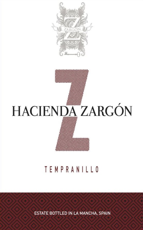 Bodegas Zagarron Tempranillo 2013 Front Label