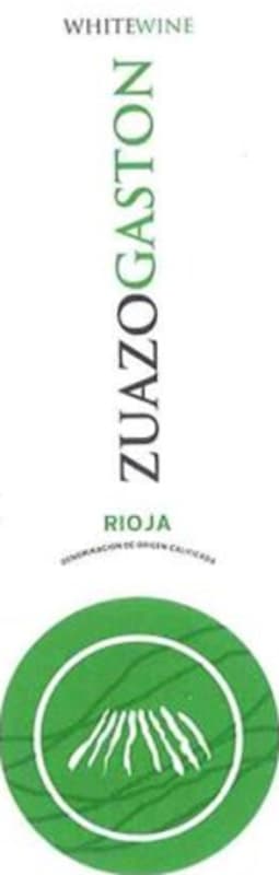 Bodegas Zuazo Gaston Rioja Blanco 2014 Front Label