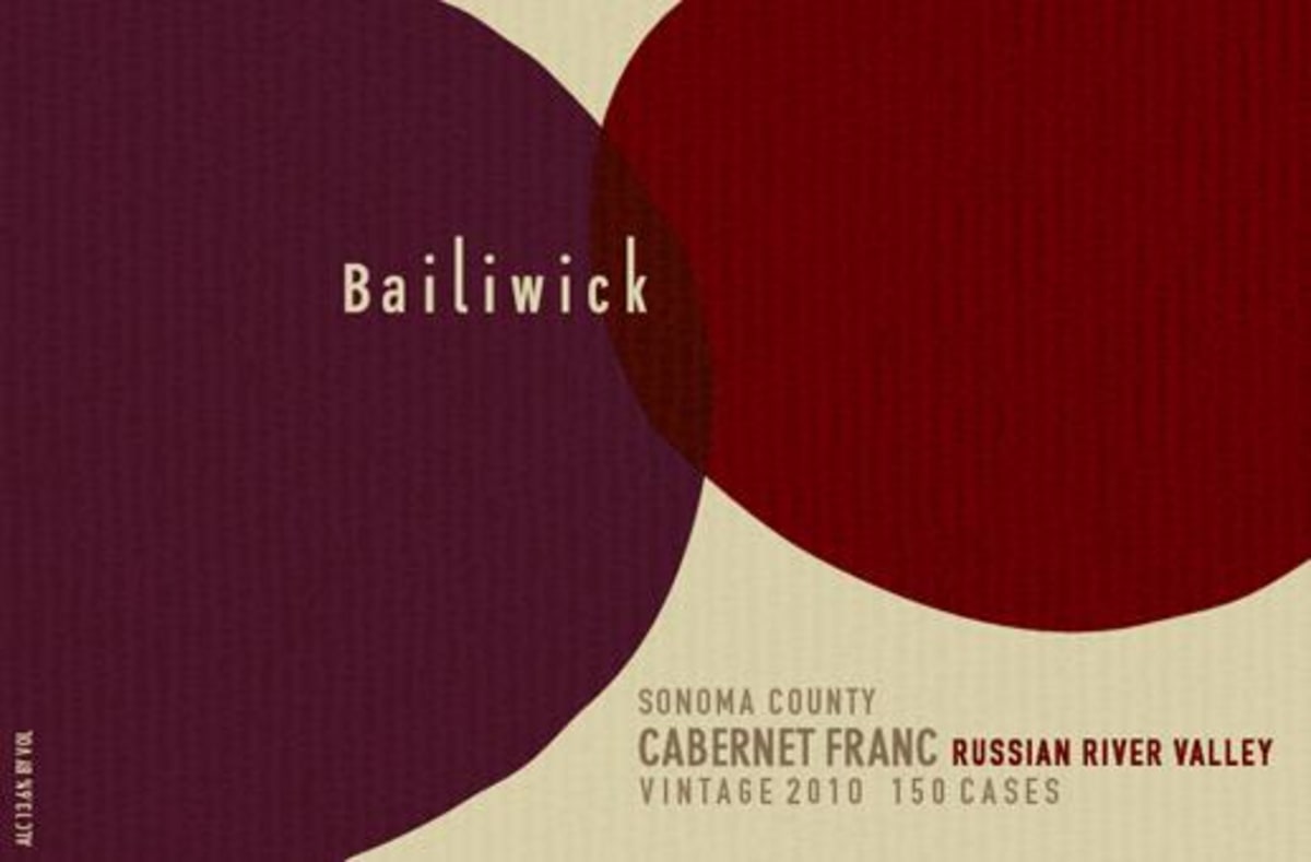 Bailiwick Russian River Valley Cabernet Franc 2010 Front Label