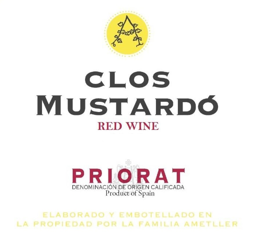 Bodegues Ametller Civill Clos Mustardo 2012 Front Label
