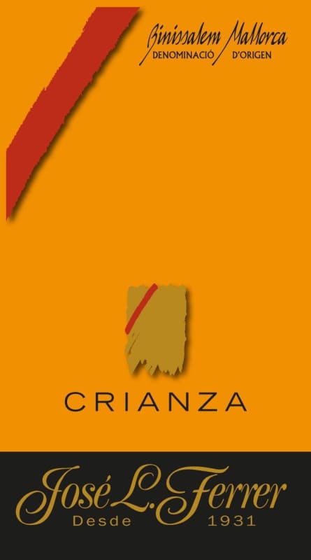 Bodegues Jose L. Ferrer Binissalem Mallorca Crianza 2013 Front Label