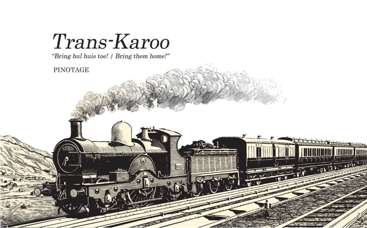 Boer & Brit Trans-Karoo Pinotage 2014 Front Label