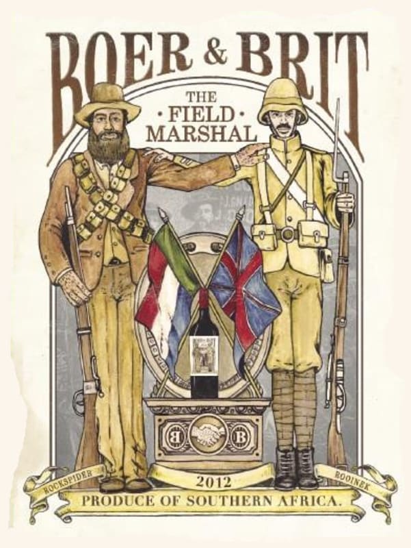 Boer & Brit The Field Marshall 2012 Front Label